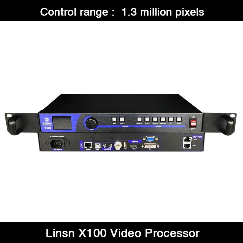 Linsn X100 / X102 LED Screen Professional High Resolution Multifunction Video Processor with Sending Card Inside