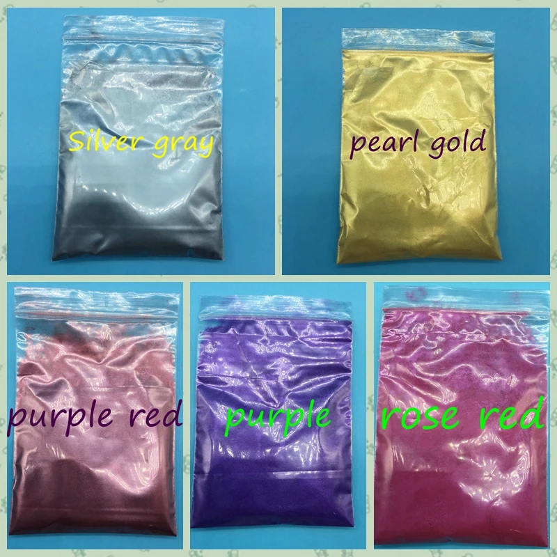100g mix 5 packs Healthy Natural Mineral Mica Powder DIY For Soap Dye Soap Colorant makeup