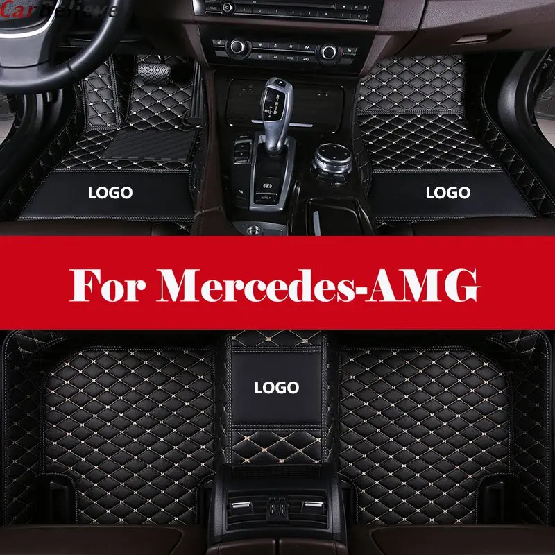 

All Weather Floor Mat Full Protection Car Accessories Floor Foot Pad car styling For Mercedes-AMG