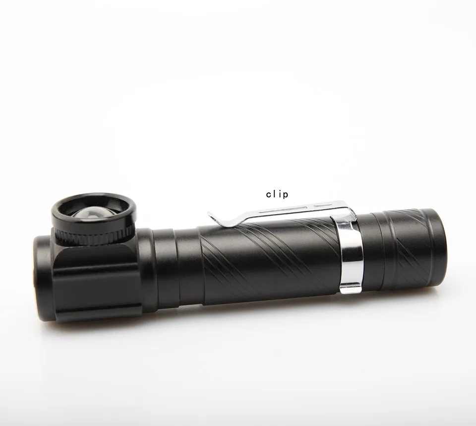YUPARD Multi-function T6 LED Flashlight Built-in battery USB charging With magnet For night riding night fishing camping hunting