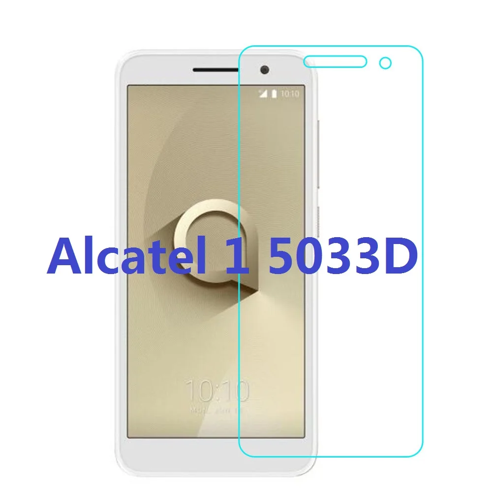 Закаленное стекло для Alcatel 1 5033D 2019 Защитная пленка Alcatel1 2018|Защитные стёкла и
