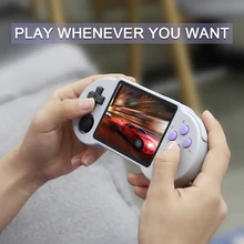 Pocketgo sn30 pré-instalado mais recente firmware retro console de jogos 3.5 polegada ips tela ps1 vídeo portátil jogador mp4