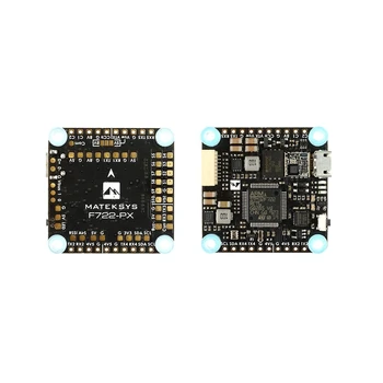 

MATEK Systems F722-PX Flight Controller STM32F722 MPU6000 BMP280 Pixel OSD 32M Flash Blackbox for RC Drone Airplane
