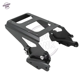 

Black Motorcycle 4 Point Docking Kit Two Up Pack Luggage Rack case for Harley Davidson Touring 2009-2013
