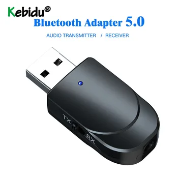 

3 IN 1 Bluetooth 5.0 Audio Receiver Transmitter Mini 3.5mm Jack AUX USB Stereo Music Wireless Adapter for TV Car PC Headphones