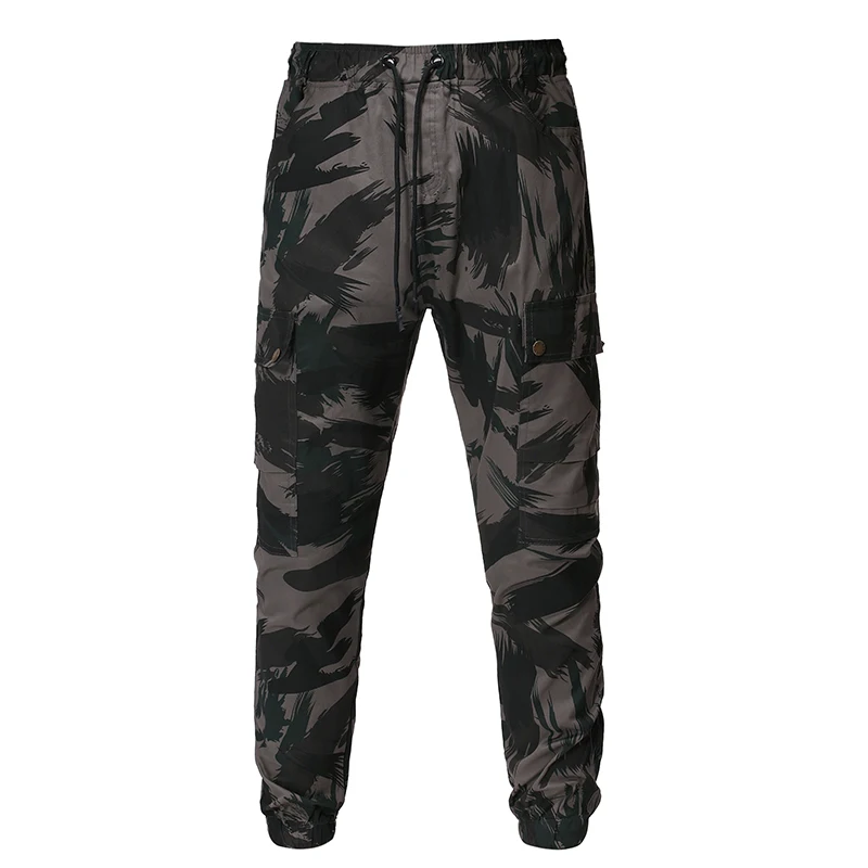S-2XL новые мужские s Jogger осенние карандашный гаремный брюки мужские Камуфлированные штаны, милитари несколько стилей брюки свободные удобные брюки карго - Цвет: 07