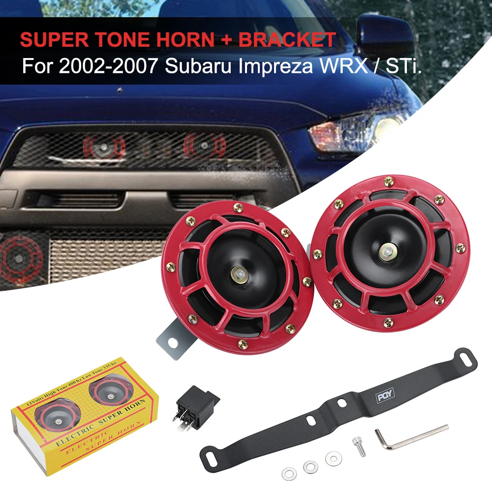 2pcs 12v 115DB Super Loud Compact Electric Blast Tone Air Horn Kit with bracket For Motorcycle and Car LB31+DHB01
