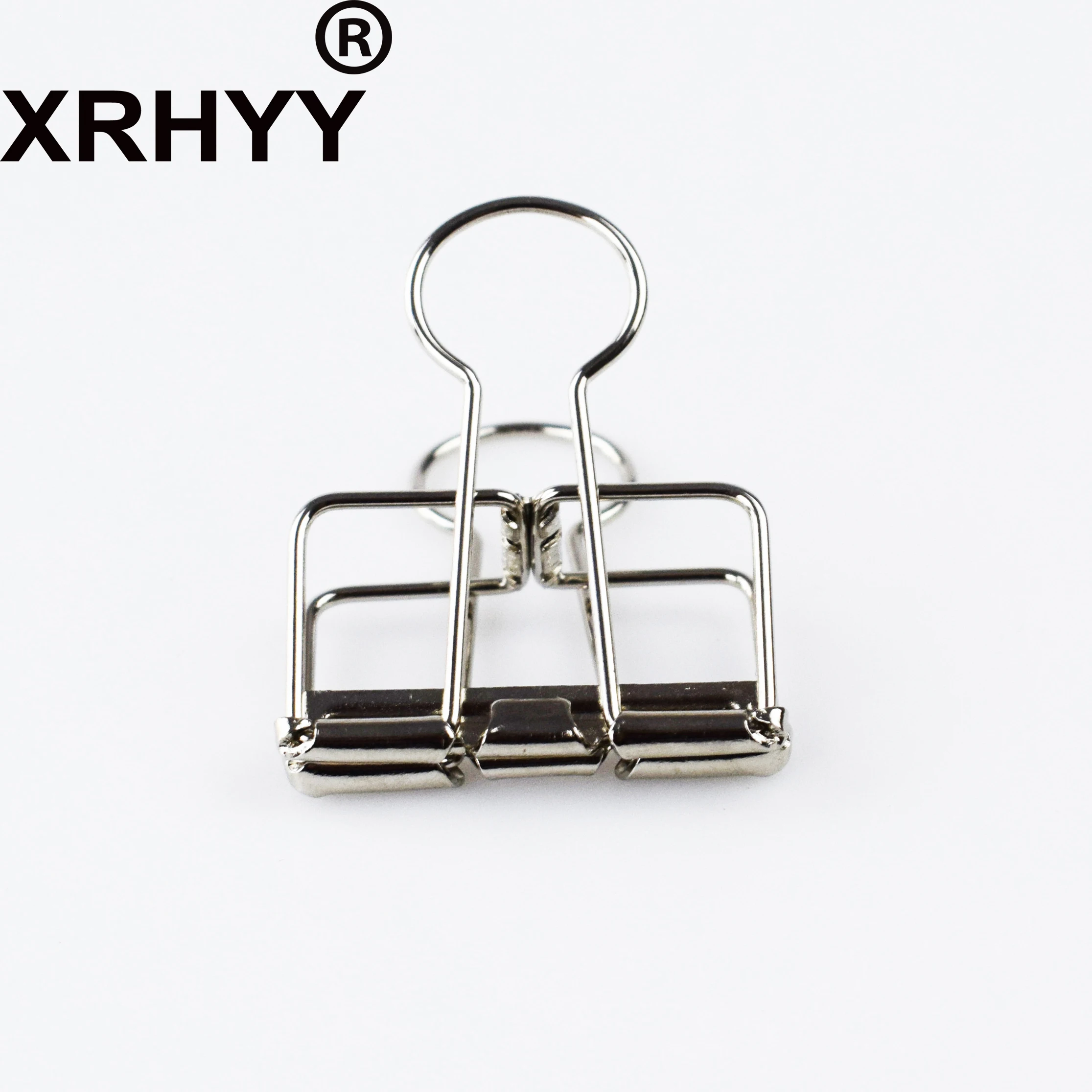 XRHYY 10 пакет многоцелевой металлический проволочный зажим для бумаг набор бумажных металлических зажимов для домашнего офиса поставщик Школьные Аксессуары(серебро