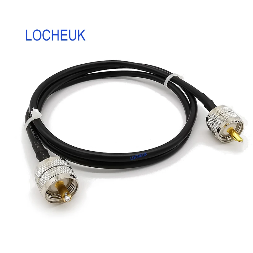 RF LMR200 UHF штекер к цифровой Coax перемычка Кабель HAM & CB радио антенный анализатор 1 м 3