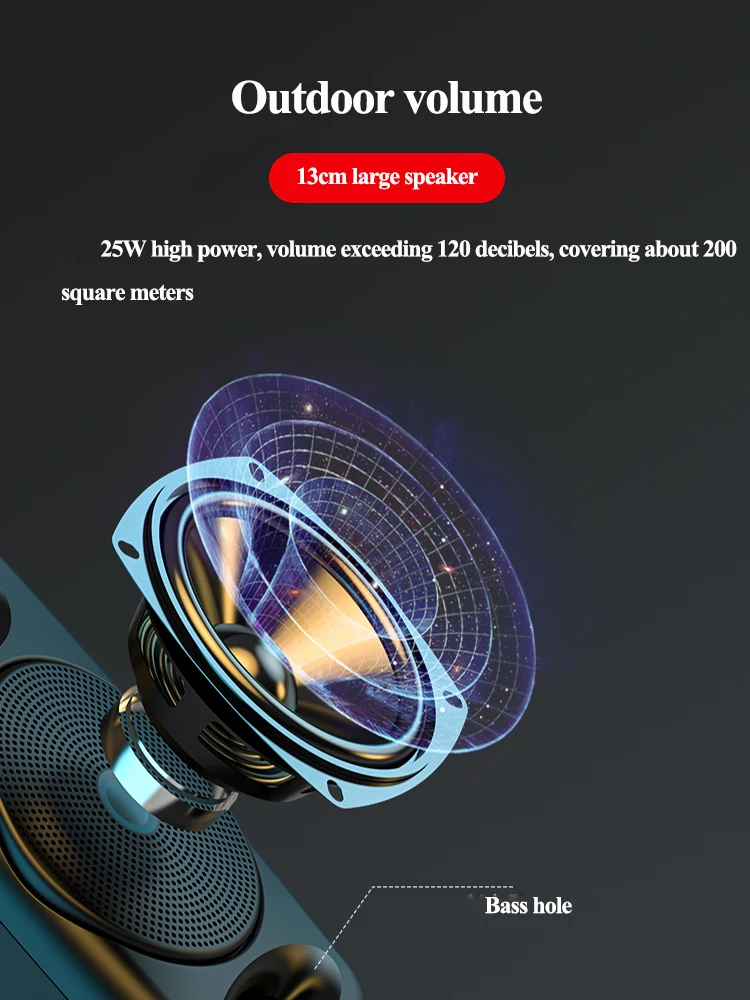 Wireless Bluetooth Speaker Outdoor Portable sound