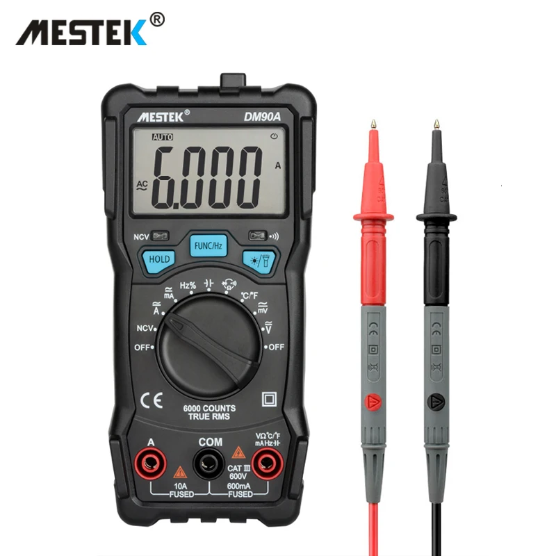 

MESTEK 2 in 1 Digital Multimeter High Accuracy Mulitifuction Process Calibrator Multimeter True RMS Auto Range Digital Ammeter