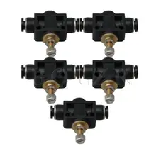 BQLZR 5 шт. 6 мм внутренний диаметр трубы LSA пневматический шарик клапан соединитель толкатель