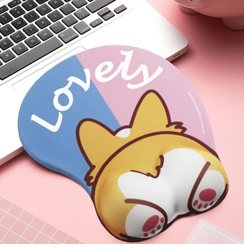 

Silicone Mouse Pad Soft Ergonomic Comfortable with Wrist Rest for Office Game Gaming PC Laptop Desktop Christmas Gift Mouse Mat