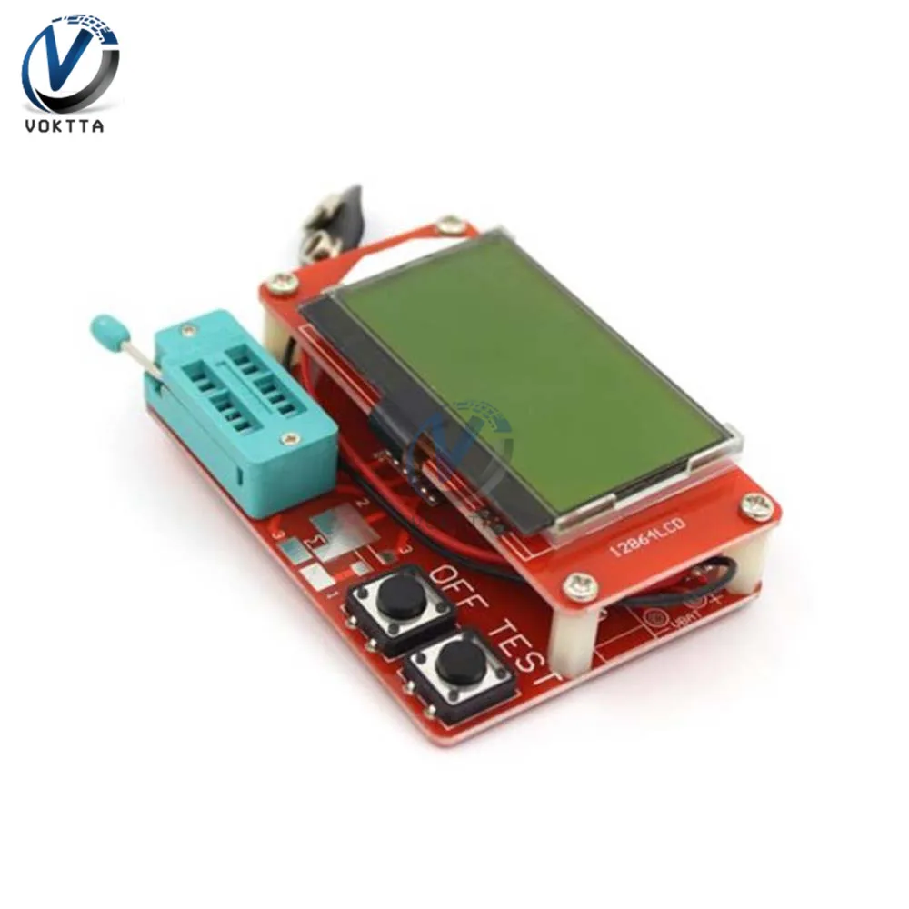 LCR-T5 ATmega328 транзистор тест er ЖК цифровой дисплей мультиметр Цифровой профессиональный измеритель транзистора детектор