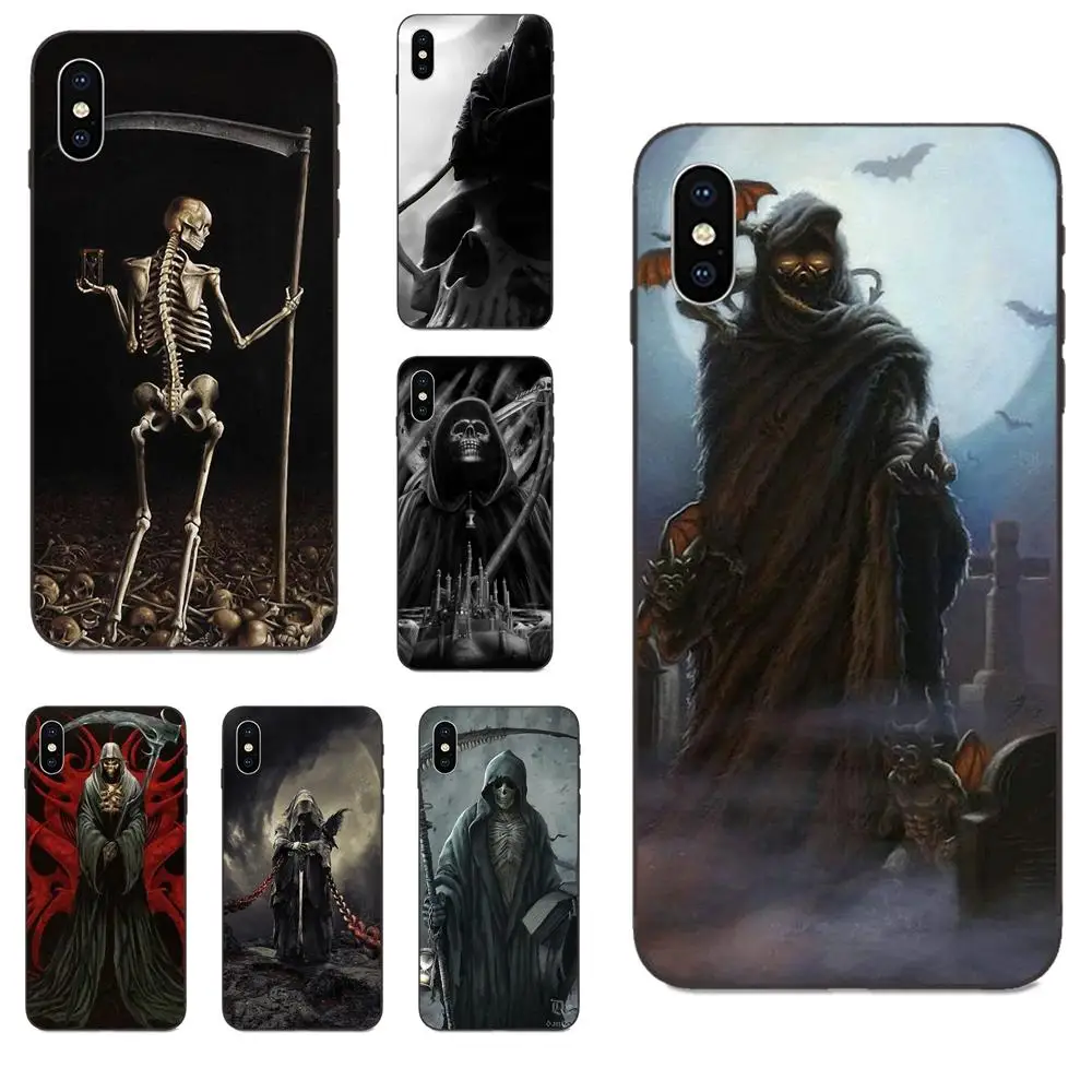 Grim Reaper готический Ангел Смерти мягкий телефон для huawei mate 9 10 20 P8 P9 P10 P20 P30 Lite Mini Play Pro