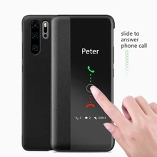 Чехол-раскладушка кожаный чехол для телефона для huawei P30 Lite P20 Pro P 30 20 P30Pro P20Pro 30Pro 20Pro P30Lite P20Lite Smart View fundas
