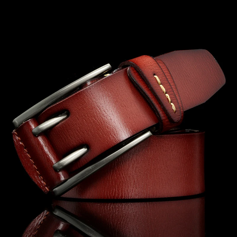 Pin Type Casual Wear Mens Leather Belts