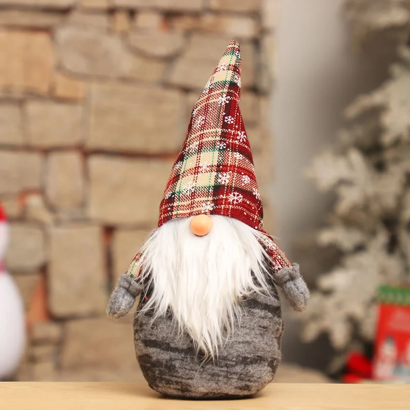 

Dwarf Doll Red Green Forest Man Doll Decoration Innovative White Beard Christmas Holiday Decoration Festive Gifts
