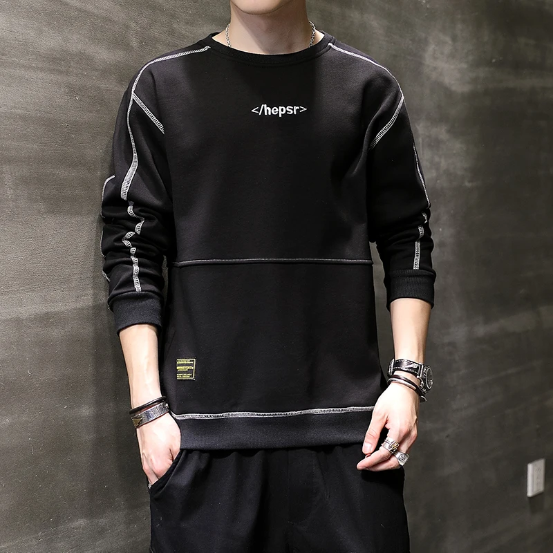 

Men's Hoodie O-neck Korean Fashion Trend Autumn Winter New Loose Popular Logo Versatile Men Sweatshirts Male Plus Size M-4XL