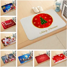 DHL, 100 шт, дверной коврик, напольный ковер для гостиной, 12 видов стилей, Противоскользящий коврик, домашний декор, вечерние, новогодние, рождественские украшения