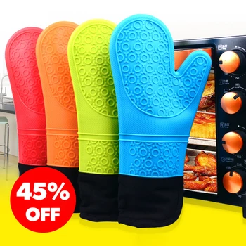 Silicone Heat Resistant Oven Gloves 1