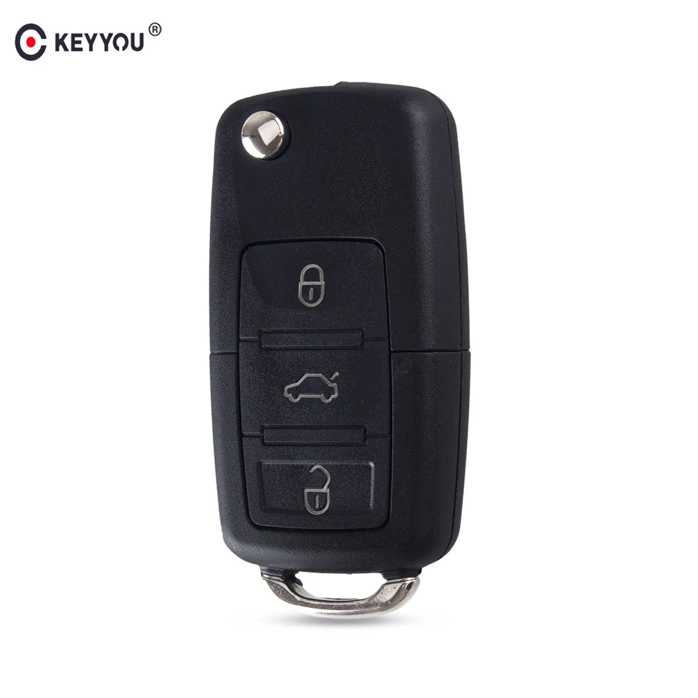 Дистанционный ключ KEYYOU с 3 кнопками 434 МГц ID48 1K0959753G для VOLKSWAGEN VW PASSAT B5 B6 Skoda Tiguan Touran