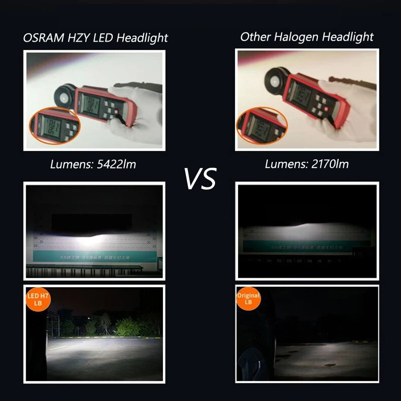 Osram Ledriving Hl H1 12v 23w P14.5s 6000k Led Fog Lamp Car Light Super  Bright Headlight Car Bulb (2 Pcs) - Car Headlight Bulbs(led) - AliExpress
