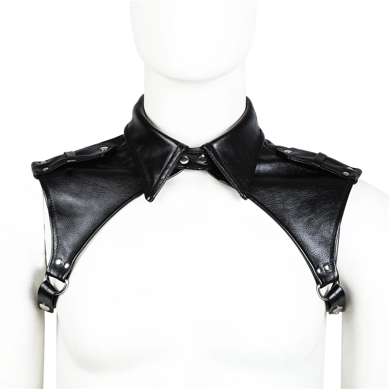 BDSM Gay Sexual Chest Leather Harness Strap Feisth Men Chest Bondage Crop Tops Rave Gay Body Harness Belts Men leather chest harness mens bodywear