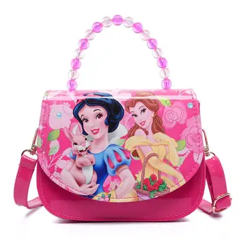 

2020 New Girls Cute Shoulder Bag Children Cartoon princess Bowknot Handbag Kids Tote Girls Sofia Shoulder Bag Mini Bag Wholesale