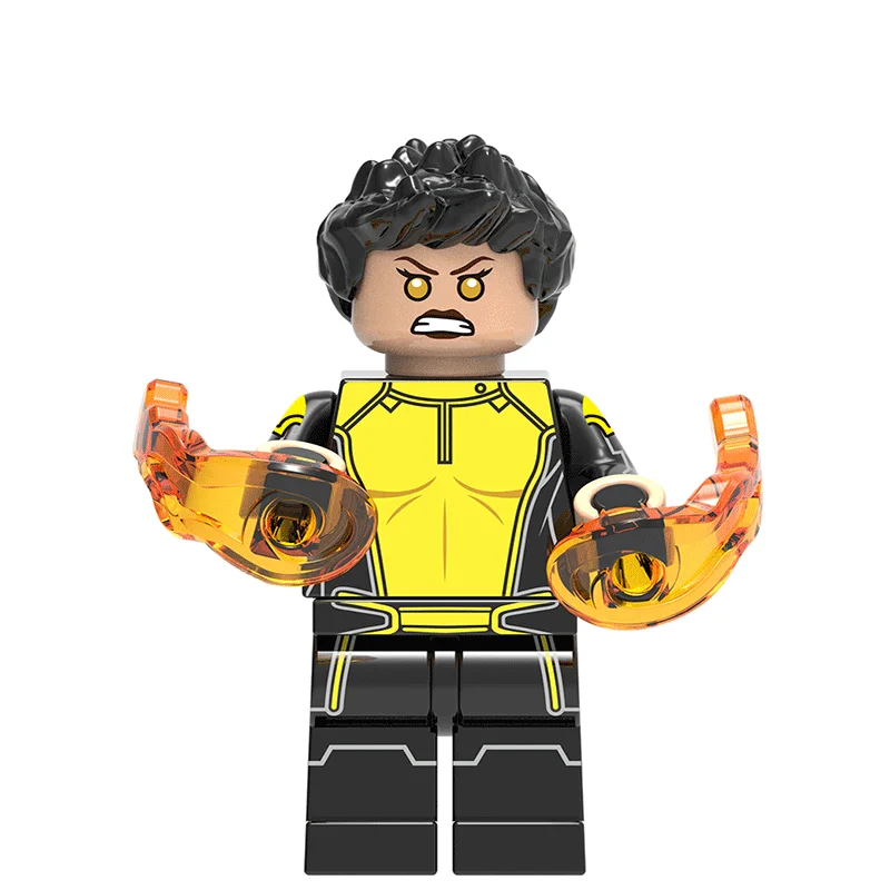 X0166-666 Super Heroes Single Sale Building Block Figures ZOMBIE SPIDERMAN RED SKULL GHOST RIDER WOLVERINE Bricks Toys for Children Compat - Color: X0166-666