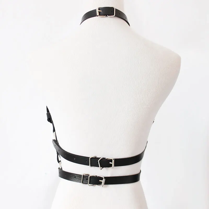 Leather Harness Underwear 2 Piece Set