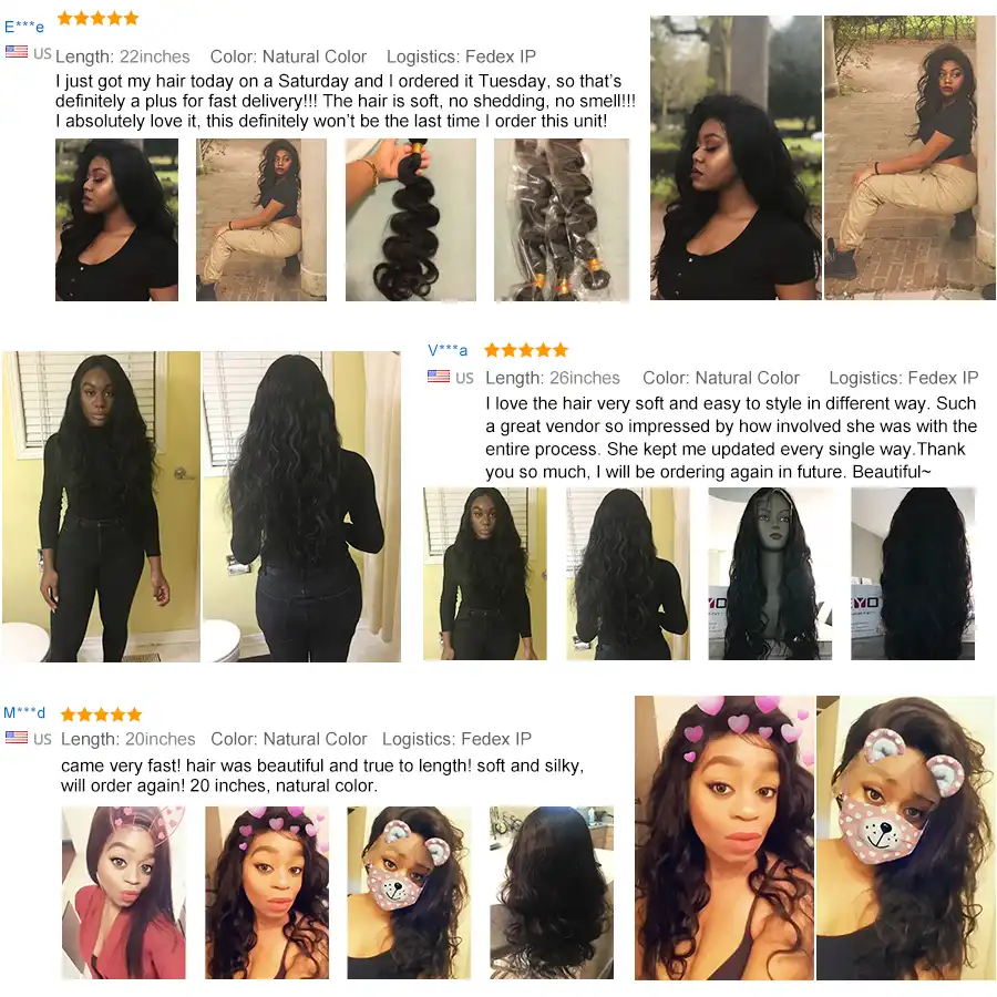 Body Wave Bundles With Closure Brazilian Hair Weave Bundles With