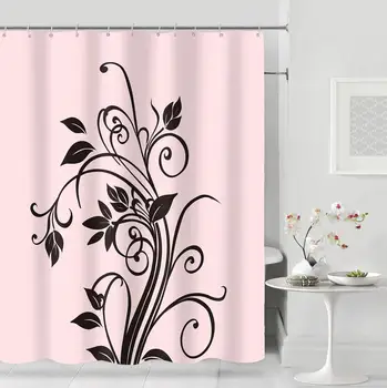 

Douchegordijn Shower Curtains Durable Waterproof Mildew-proof Lightproof Bathroom Curtain with Hooks Good Quality Waterproof