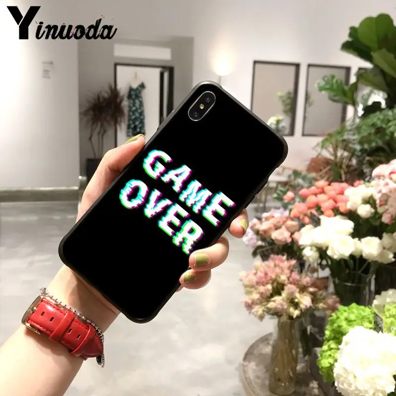 Color text on a black background