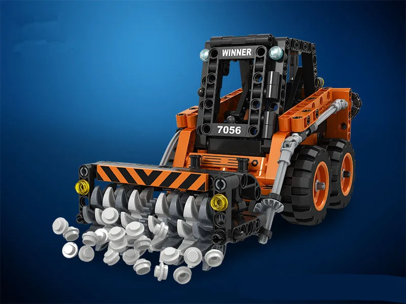 Creator Technic Город Строительство автомобиля Снегоуборщик модель строительные блоки кирпичи развивающие игрушки для детей подарок