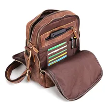 Многофункциональные мужские сумки-мессенджеры из натуральной кожи, умные мужские кожаные сумки, три складные сумки на молнии, сумки через плечо