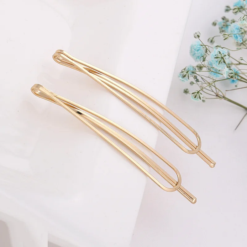 Hair Accessory Hair Clip Jewelry Accessories 10PCS/Pack KC Gold Color Hair Pins Clips Wedding Hair Jewelry for Women Girl DIY Clips Jewelry Making Findings