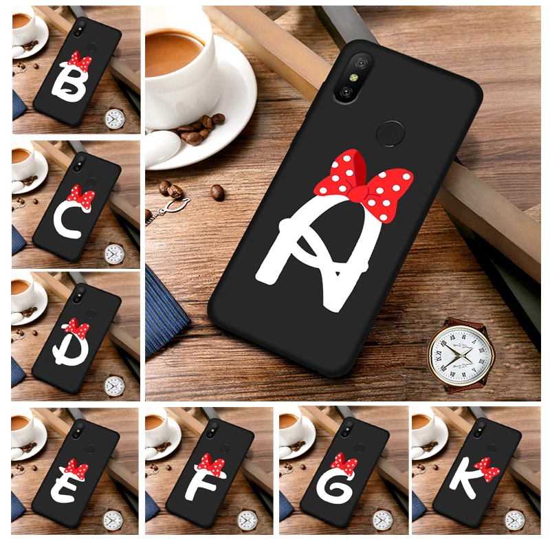 Силиконовый чехол для телефона из ТПУ с бантом и надписью A B C D huawei y7 y6 y5 2019 Y8P Y7P Y6P