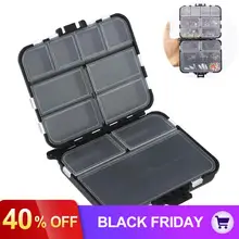 Двухсторонний 26 отделений для ловли карпа, коробка для рыболовных снастей для рыболовного крючка, поворотное кольцо, приманки и аксессуары, чехол для хранения