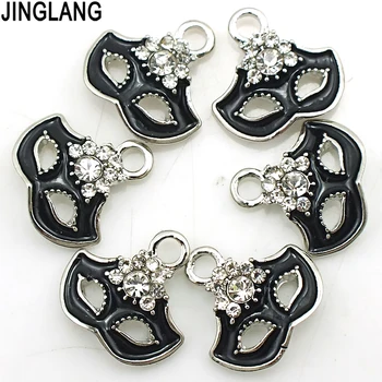 

JINGLANG Lucky Mask Charms Dangle New Design Pendant Mean Lucky Jewelry Gift 30 pcs