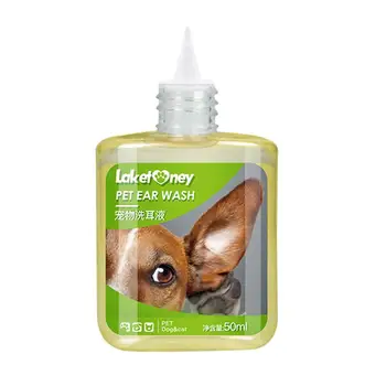 

50ml Pet Ear Drop Oil Cat Dog Ear Cleaner For Control Infections Ear Mites Remover Pet Ear Care Supply