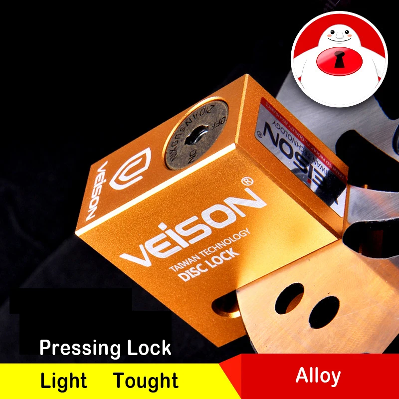 Motorcycle Lock Motorcycle Disc Lock Motorcycle Disc Brake Lock VEISON Alloy Motorcycle Lock Bicycle Theft Pretection Brake Moto Lock Motorbike Waterproof Colorful Disc Locks