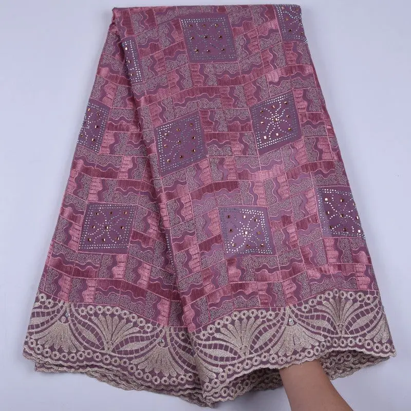 

Hot Selling Onion Cotton African Dry Lace Fabric With Stones Nigerian Lace Fabric High Quality Swiss Voile In Switzerland S1711