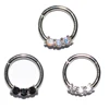 1PC Stainless Steel Septum Clicker Hoop Ring Nose Labret Ear Tragus Cartilage Daith Helix Earring Stud Body Piercing Jewelry ► Photo 3/6