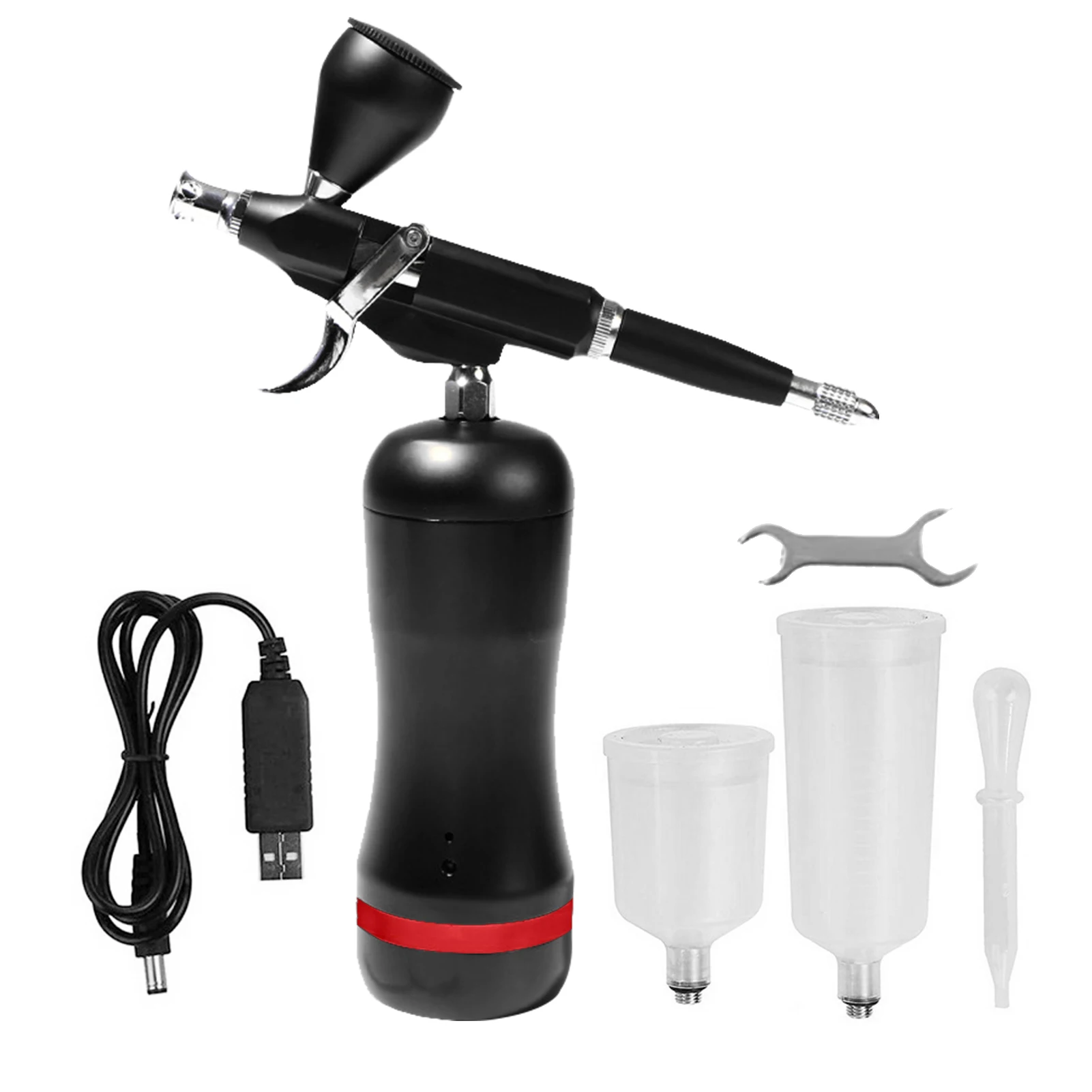 Airbrush with Compressor Kit Spray Gun Auto Start & Stop Dual action
