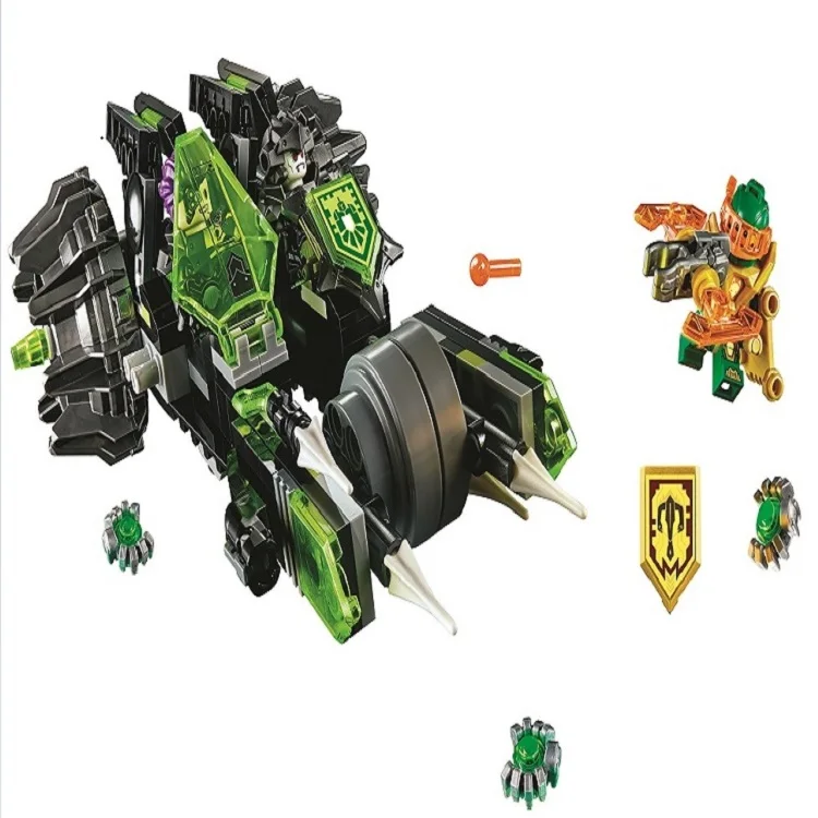 10815 nexo Knight серия 72002 twinector Aaron Fred and Pola строительные блоки 210 шт Кирпичи Игрушки| |