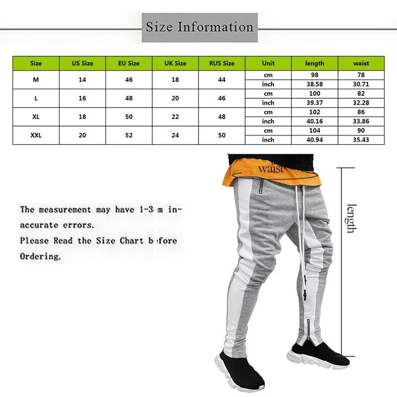 2020 Fashion Streetwear Sweatpants Joggers Causal Sportswear Zippper Pants Casual Men s Hip Hop Sweatpants Trousers 2
