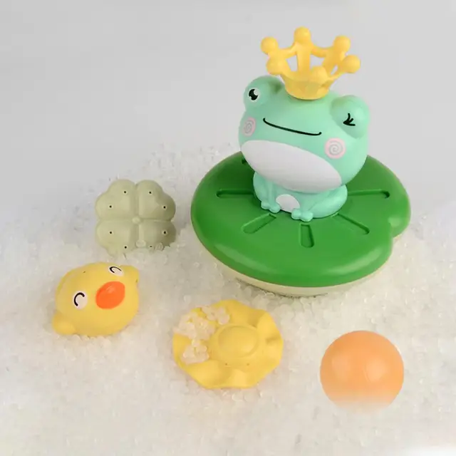 Baby Bath Toys For Children Korea Hot sale Cartoon Animal Frog Sprinkler for Kids Water Toys Swimming Bath Toy Children's Toys 3