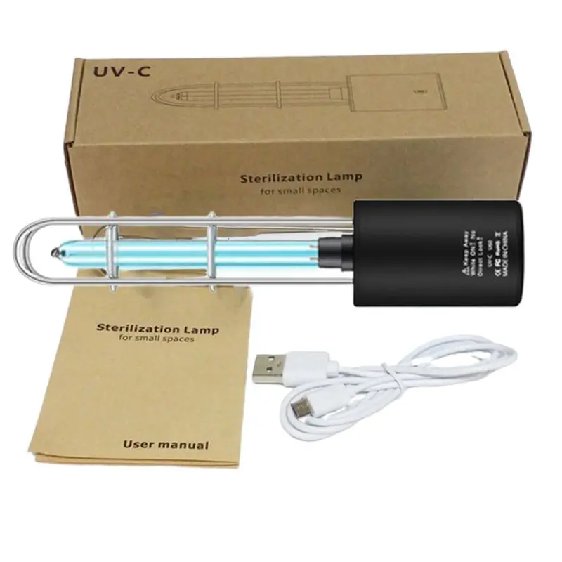 

Rechargeable Ultraviolet UV Sterilizer Light Tube Bulb Disinfection Bactericidal U1JE