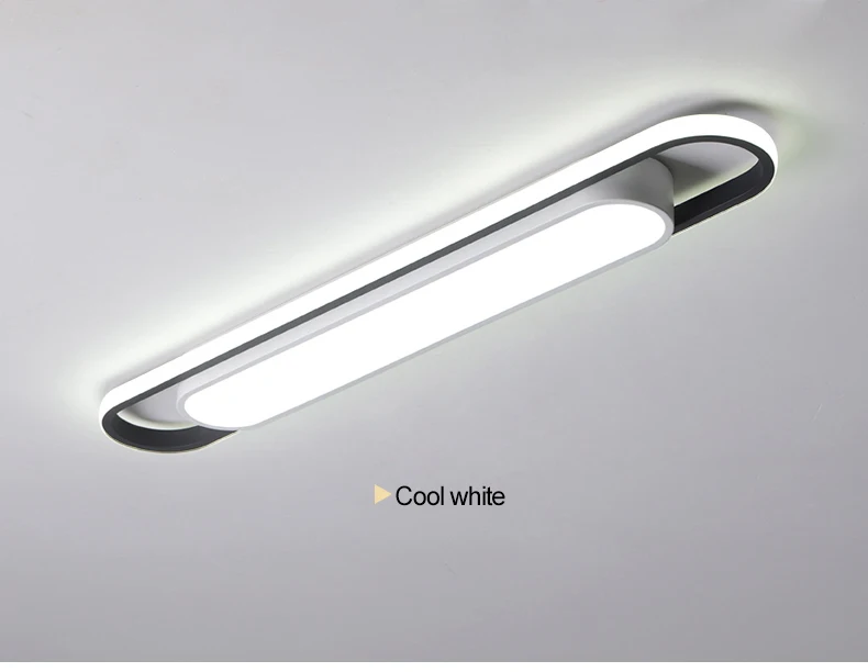 NEO Gleam 400/600/800 мм современные светодиодные потолочные светильники для спальни carridor фойе черный+ белый окрашенный потолочный светильник светильники 90-260 в